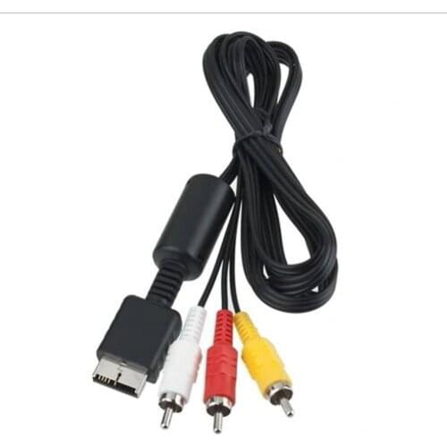 For PS2/PS3 AV Conversion Cable 1.8m Audio Video To 5 RCA AV Cable TV Video Cable for Playstation 2 3 PS3 For PS Game TV