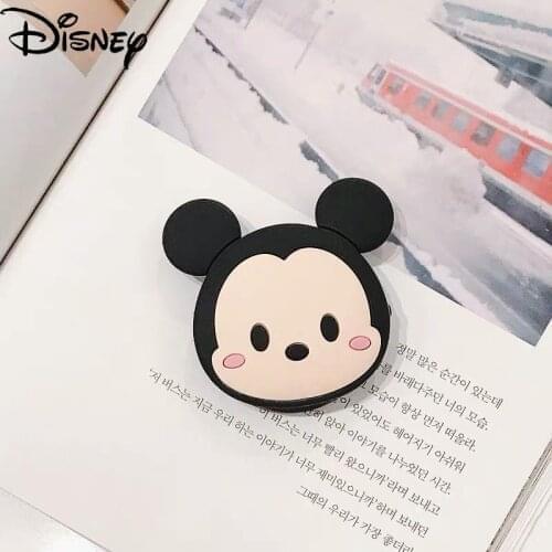 Disney cute cartoon Mickey Minnie mobile phone buckle folding bracket retractable lazy live air cushion ring buckle Hyuna