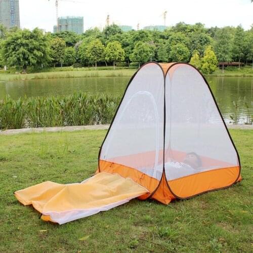 2016 on sale single person anti mosquito sit in and lie down automatic pop up buddhist meditation nap yoga net tent wholesale