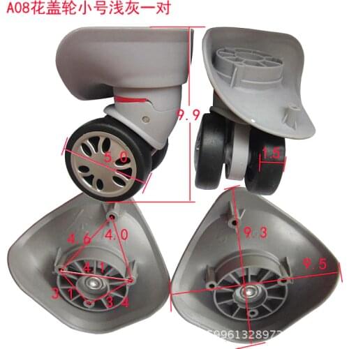 A08 A-08 double Wheels Replacement Luggage Repair Travel Luggage accessories Spinner wheel Replacement ,wheels for suitcases