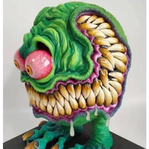 Angry Big Mouth Resin Statue Fine Workmanship Craft Halloween Party DIY Decorative Figurine Horror Sculptures dropshipping