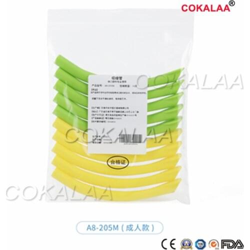 Good quality 10pcs Dental Accessories Strong Sucking Tips / Plastic Suction Nozzle Dental Material Oral disposable Autoclavable