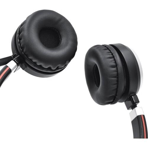 1Pair Leather Ear Cushion Cover Earpads for Jabra Evolve 20 20se Drop Shipping 270B