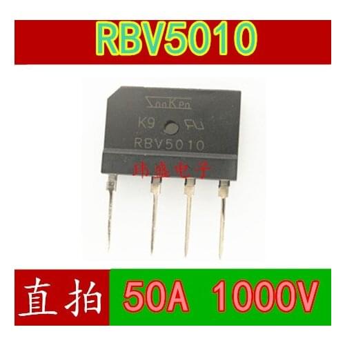 10pcs RBV5010 50A 1000V