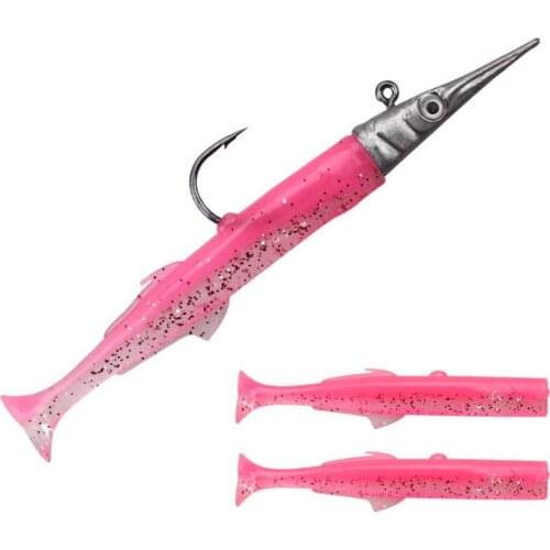 11cm 40g Japan Fishing Lure T Tail Attractive PVC Jig Heads Bionic Fresh Water Swimbaits Artificial Soft Bait Fishing Tackle