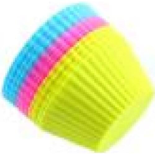 12 Pcs Durable Soft Round Cake Muffin Chocolate Cupcake Liner Bakeware Baking Cup Mold Kitchen Supplies Accessories Products