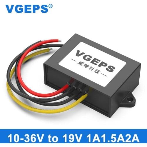 12V24V to 19V automatic buck-boost power supply module 10-36V to 19V DC DC-DC power converter