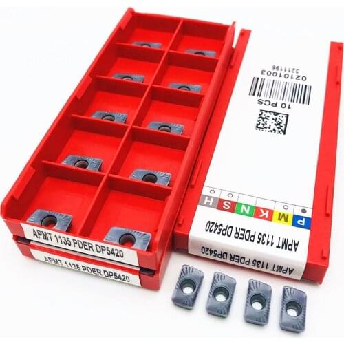 APMT1135 PDER DP5420 high quality metal lathe parts tool APMT 1135 machine tool parts milling insert carbide CNC lathe RPMW1003