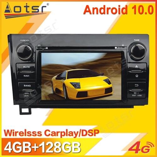 Android Car Multimedia Stereo Player For Toyota Sequoia Tundra 2010 2011 2012 Tape Radio Recorder Video GPS Navi Head Unit 2 Din