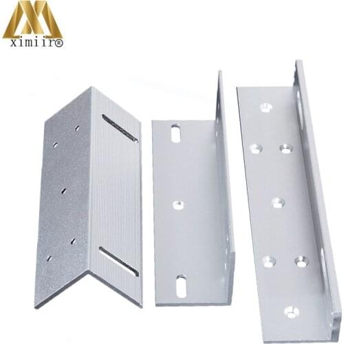 Free Shipping DC12V 280KG ZL Bracket Use For 280KG EM Lock Magnetic Lock Door Access Control For All Kinds Of Doors ZL Bracket