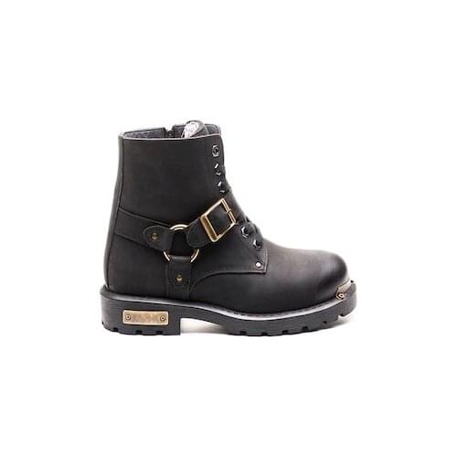 BULLDOZER 190157 BLACK CRAZY MEN BOOTS