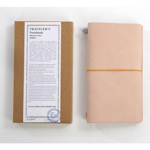 ET)ERAL Travelers notebook-medium size. Retro tasteful fog wax cow leather. Private planner bullet journal sketchbook