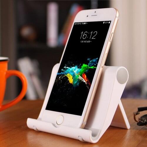 ITEUU Universal Adjustable Desk Mobile Phone Stand for iPhone Samsung Huawei Xiaomi for iPad Tablet Holder Kickstand Mount