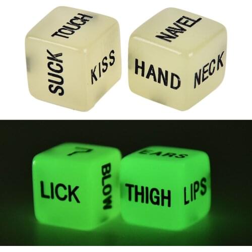 2 PCS Funny Sex Dice Romance Love Humour Party Gambling Adult Games Sex Toys Erotic Craps Pipe For Couples
