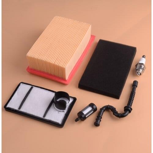 LETAOSK Air Fuel Filter & Pre-filter & Fuel Line & Spark Plug Fit for Stihl TS400 Cut off Saw 4223 120 0652