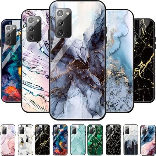 Marble Case For Samsung Galaxy A72 A52 A32 A42 A71 A51 A41 A11 Case Tempered Glass For Samsung A70 A50 A20 A40 A30 A60 Cover