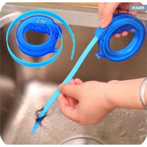 New Sink Cleaning Hook Bathroom Floor Drain Sewer Dredge Device Small Tools Hair Stoppers Catchers Easy To Clean The Hair