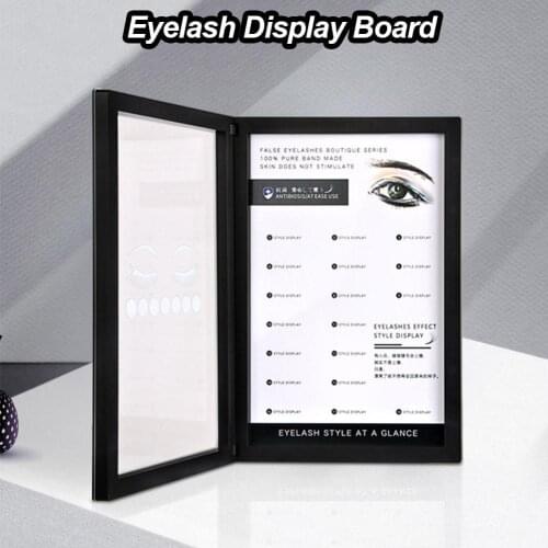Eyelash Container Organizer Eyelash Storage Display Board Care Travel Compartment Sample Catalog Makeup Display