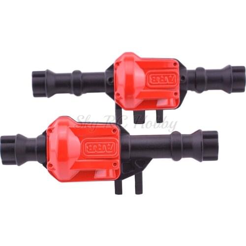 Front & Rear Alloy Metal Axle Shell Axle Housing 300g for 1/10 RC Crawler Traxxas TRX-4 & TRX4 Bronco Upgrade Parts