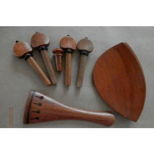 4/4 size Pernambuco violin fitting , violin parts including chinrest , pegs , tailpiece ,endpin