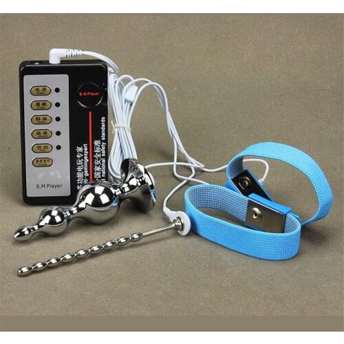 Sex shop Medical Themed Toys electric shock penis ring anal dildo butt Plug cock ring adult Sex toys for men sex product BDSM