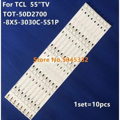 LED strip lamp For TCL L50F3800A led strip 4C-LB500T-YH2 TOT-50D2700-8X5-3030C-5S1P