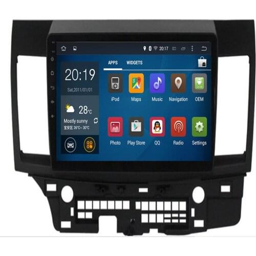 2 Din Android 10 Car Multimedia Player For Mitsubishi Lancer EX EVO Lancer 10 2008-2016 9 x 10.2 inch car dvd gps navi radio