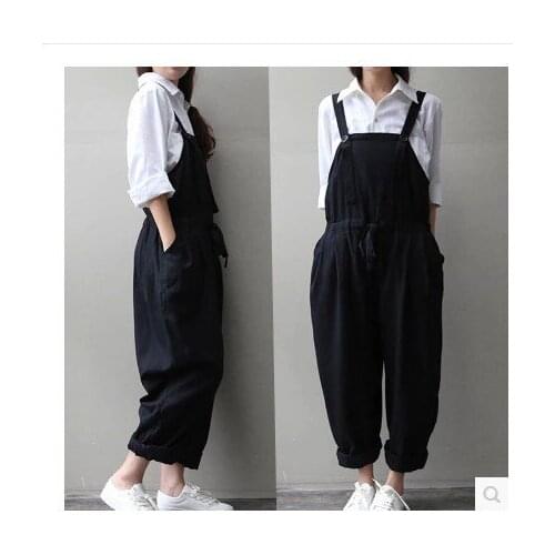 Plus Summer Trousers Pregnant Women Pant Spring Autumn Winter Maternity Pants Plus Size Nine Pants Loose Cotton Bib Pants Har