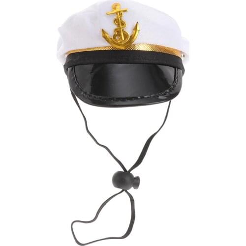 Pet Costumes Cosplay Cat Hat Dog Costume Halloween Policeman Pirate Captain Headgear Pet Party Hat Props for Cat Dog Puppy