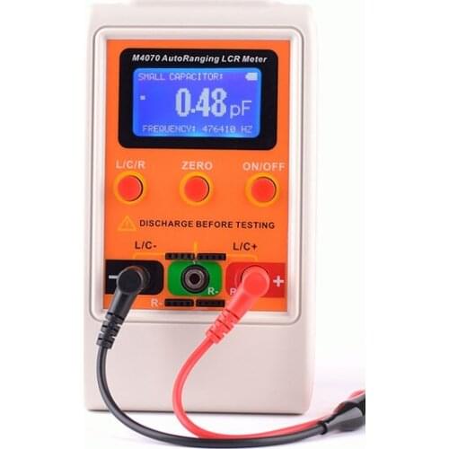 M4070 Capacitance Meter Automatic Range High Precision 1% Digital Capacitance Inductance Meter Bridge Tester