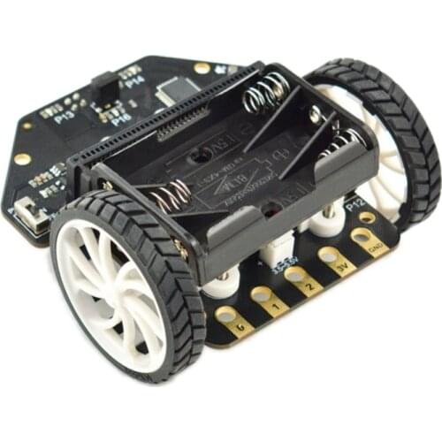 Micro: Maqueen Smart Car V4.0 Version for micro:bit Graphical Programming Robot Mobile Platform (without micro:bit Board)