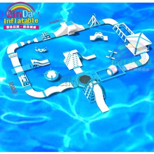 New design floating water obstacle course inflatable water park