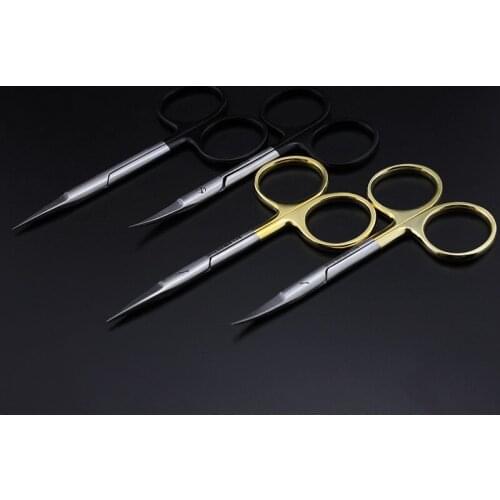 Genuine Shanghai Youqun Eye Scissors Nano-markless Double Eyelid Embedding Surgical Tools Microscopic Instruments Small Scissors