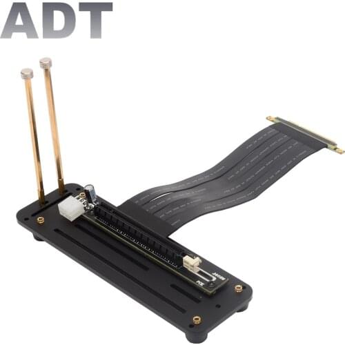 PCI-E x8 x16 Extension Cable PCIe Riser 8x To 16x RTX 3060 GPU Graphics Card ETH Mining Large 6Pin Power with Base Board