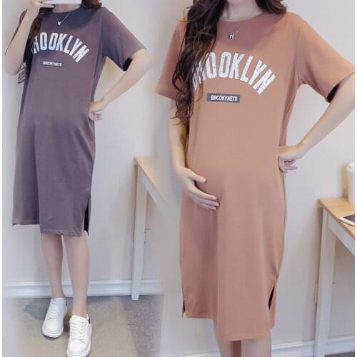 Maternity Dresses Pregnancy Clothes Short Sleeve Breastfeeding Summer Clothes for Women Outfits Pregnant Women Dress Clothes