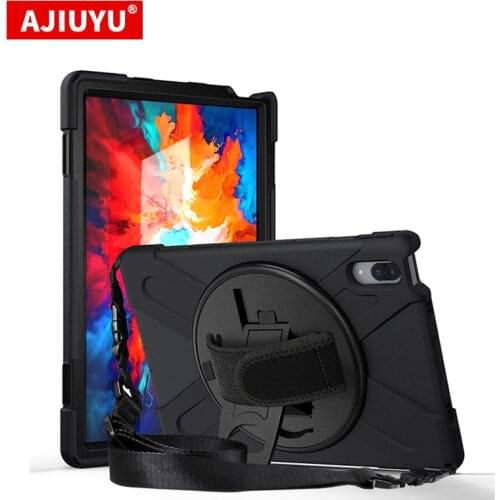 Heavy Duty Silicone Case For Lenovo Tab P11 Pro TB-J706F J606F Shockproof Cover with Shoulder Strap For Lenovo Xiaoxin Pad Pro