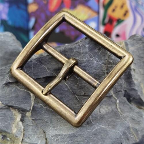 Retro Brass Belt Buckles For Men Belt Waist Buckle For Belt DIY Accessories Leather Craft Men Buckle Belt BK0009