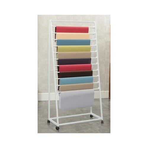 Brand new ribbon storage rack flower wrapping paper ribbon florist material rack fabric display rack