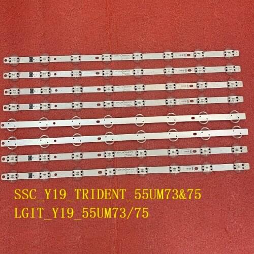 20pcs LED Backlight strip For LG 55UM7660PLA 55UM7450PLA 55UM7400PLB 55UM7300AUE 55UM7650PSB 55UM7470PSA 55UM7520PSB 55UM7300PUA