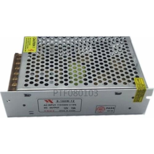 LED Factory Directly Sell AC110V-220V TO DC 12V /15A 180W W Switch Power Supply Driver Adapter LED Strip Light