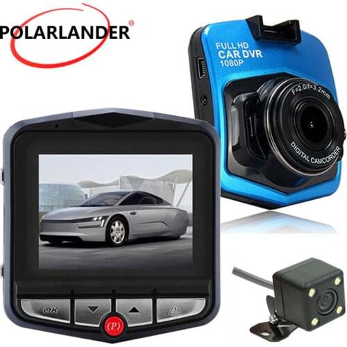 GT300 dual lens Car DVR dash Camera 2.4 inch full 1080P video Recorder Night Vision G - sensor loop recording camcorder
