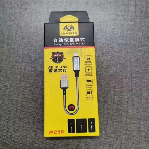 W236 All ine one Auto Easy Restore Mode Engineering Flash Cable For iPhone 12/11 Pro Max iPad IOS System Boot DFU Flashing Line