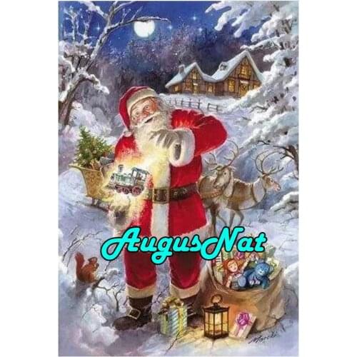 Santa claus diamond painting christmas cards daimont embroidery picture children gift diamant mosaic sticker diamand art new