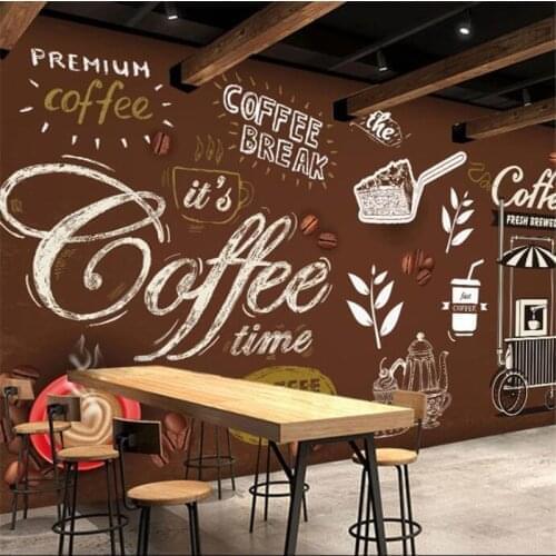 Wellyu Custom wallpaper murals fashion home decoration European retro nostalgic coffee background wall wallpaper