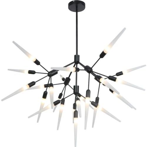 Large bedroom chandelier Modern LED hanging lights for living room dining room villa restaurant starecase