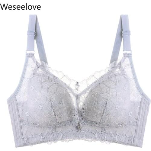 Weseelove Full Cup Bra Push Up Women Lingerie Brassiere Thin Comfortable Sexy Underwear Lace Bras B C D Cup Soutien Gorge B34-3
