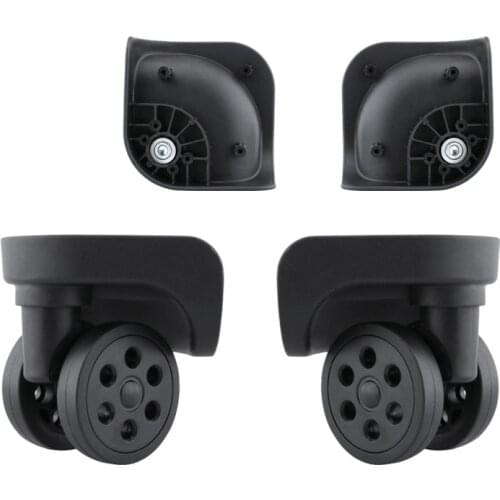 Luggage Wheels Boarding Trolley Case Flight Case Universal Wheel Roller Aircraft Wheel Universal Replacement 20 Inch 28 Inch