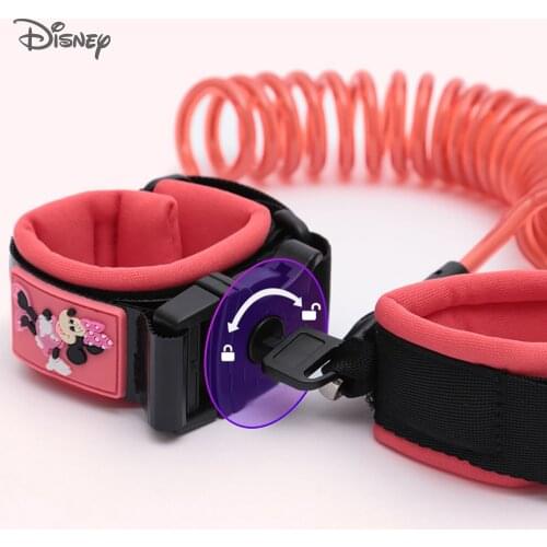 Disney Childrens Traction Rope Baby Anti-lost Bracelet Anti-lost Rope 1.8 Meters Child Anti-lost Belts Upgrade Models with Lock