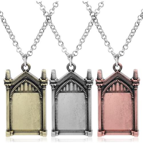 Dongsheng Movie HP Necklace Jewelry House Shape Pendant Necklace Cosplay Accessories Fans Gift -30