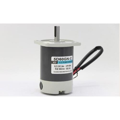 12V DC Motor / 24V Micro Speed Motor / 60W Slow Speed Motor / Gear Reducer Low Speed Motor